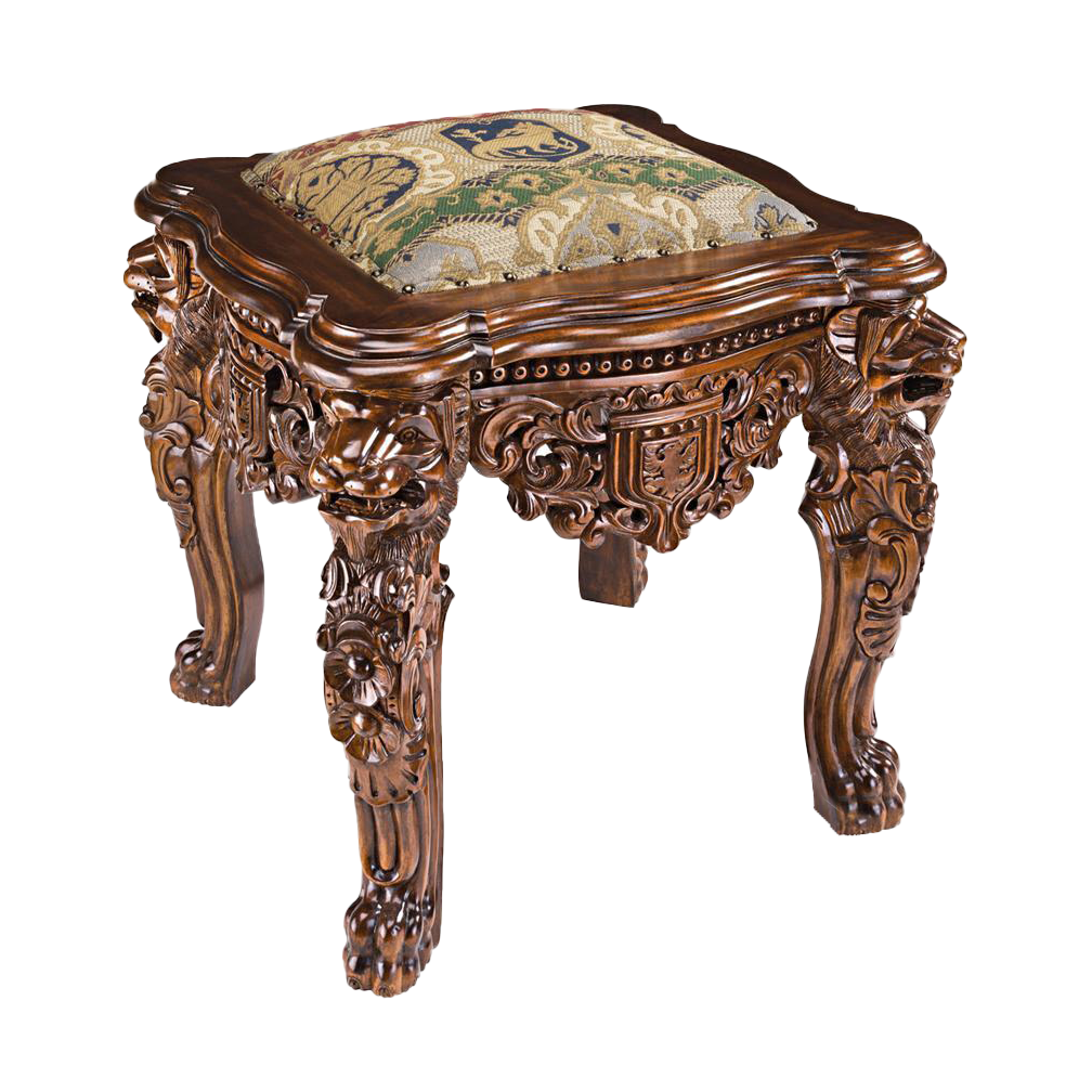 The Lord Raffles Lion Leg Gothic Stool
