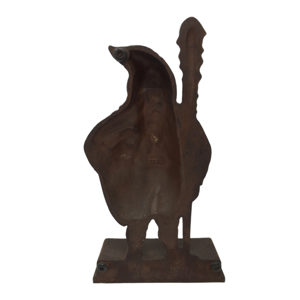Antique cast iron warrior gnome doorstop by B&H, late 19th century