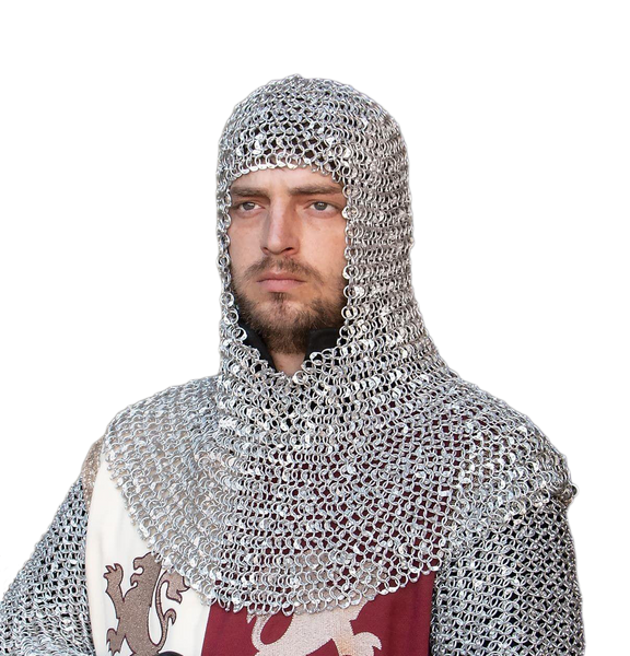 Riveted Aluminum Mail Armor Coif