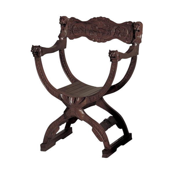 Medieval Cross Frame Chair