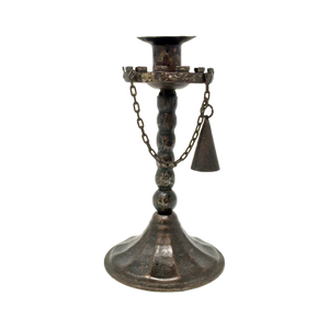 Antique wrought iron candlestick with snuff by Goberg circa 1910