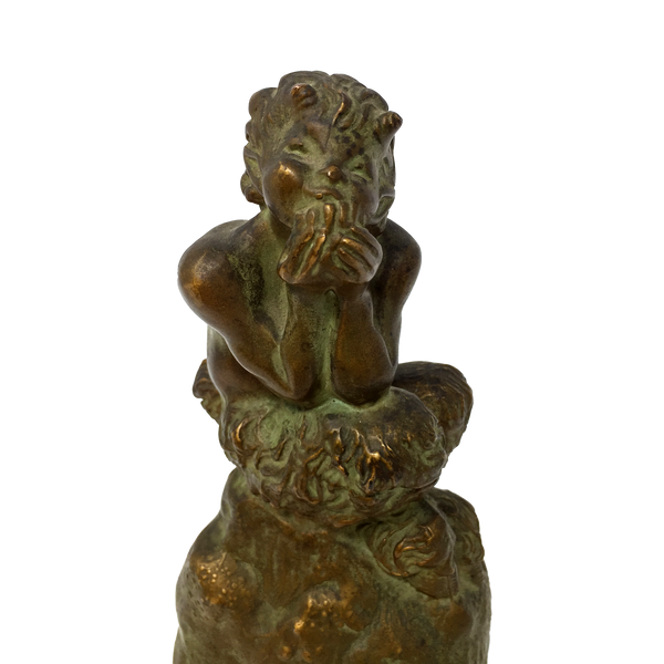 Antique satyr bookends by McClelland Barclay circa late 1930s