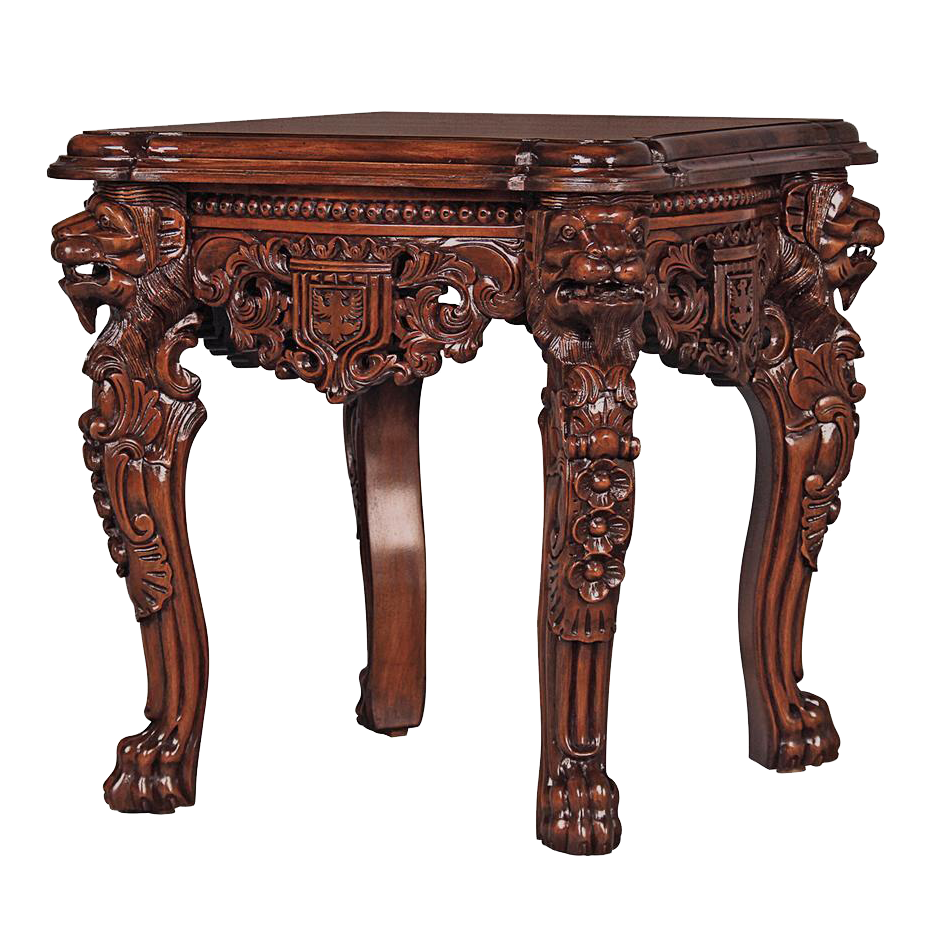 Lord Raffles Grande Hall Lion Leg Side Table