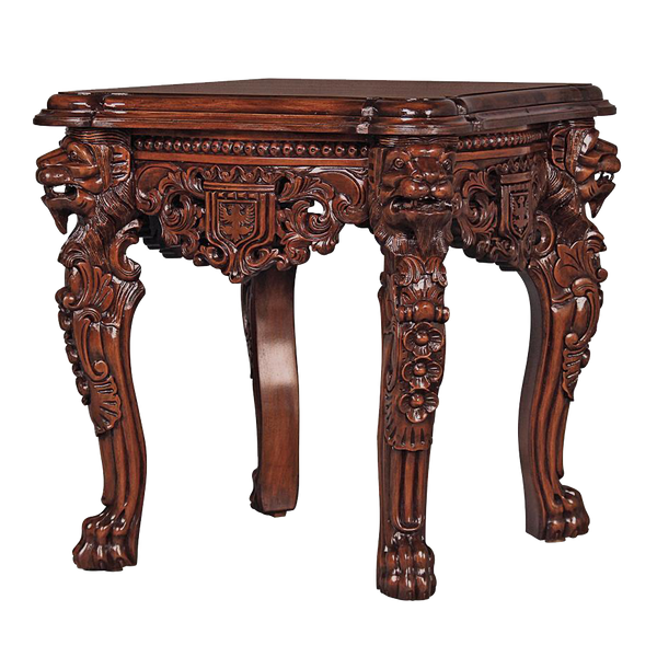 Lord Raffles Grande Hall Lion Leg Side Table