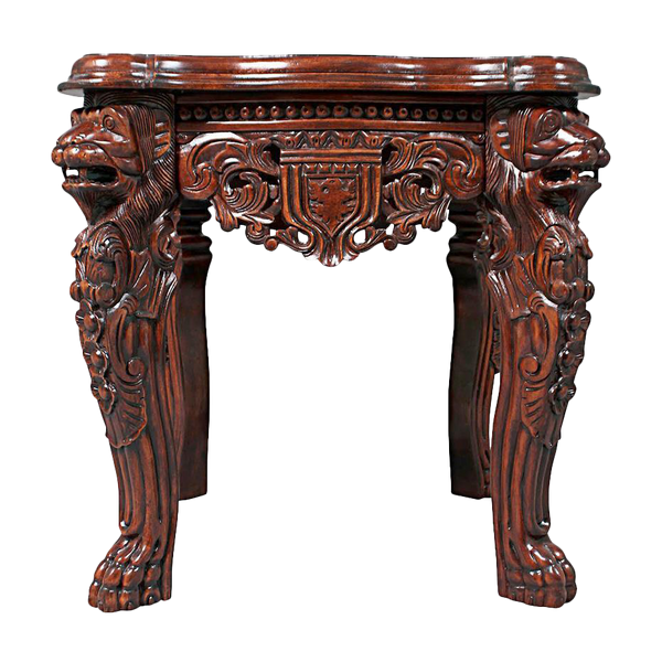 Lord Raffles Grande Hall Lion Leg Side Table