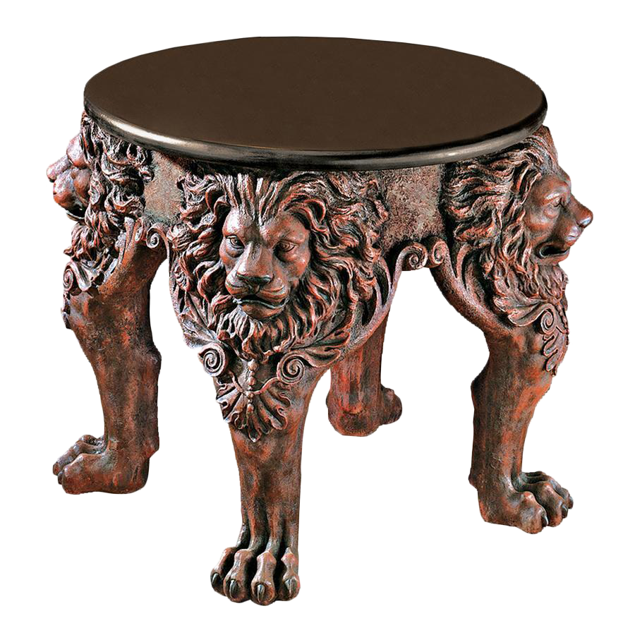 Lord Raffles Lion Leg Side Table