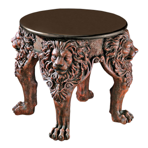 Lord Raffles Lion Leg Side Table