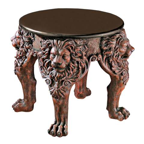 Lord Raffles Lion Leg Side Table