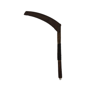 Antique rustic sickle farm tool