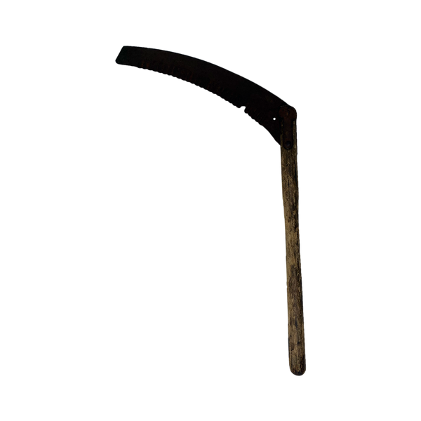 Antique rustic sickle farm tool