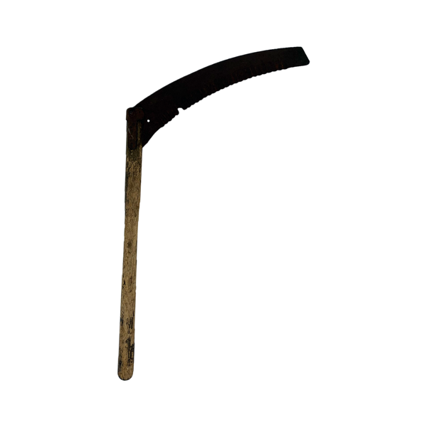 Antique rustic sickle farm tool