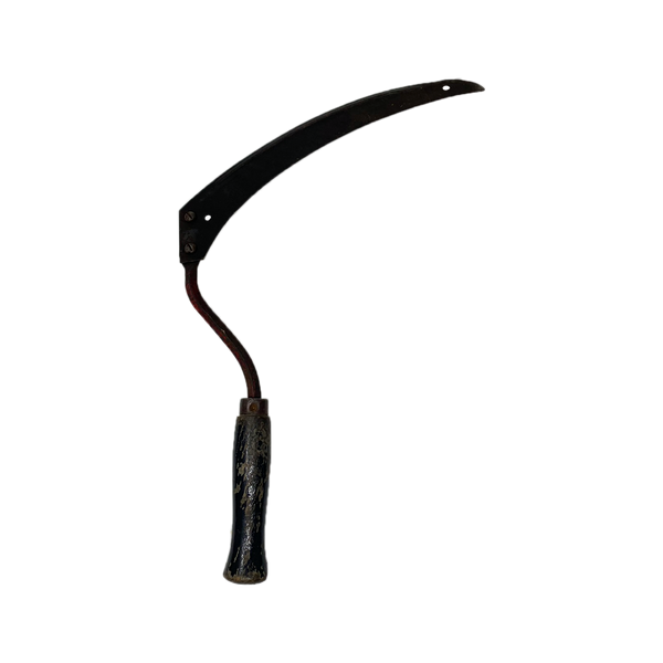 Antique rustic sickle farm tool