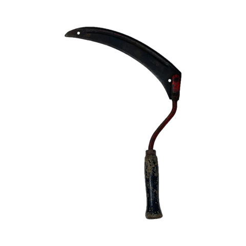 Antique rustic sickle farm tool
