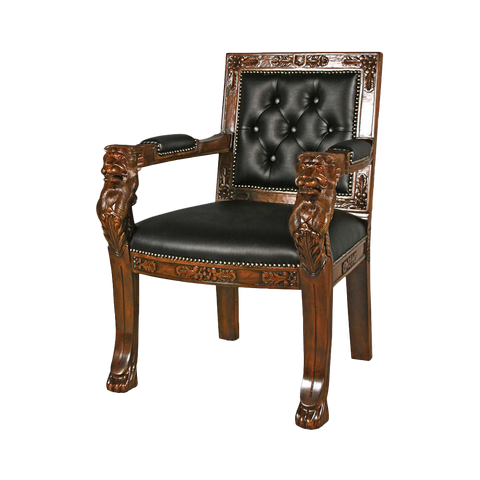 Beardsley Leather Lion Chair