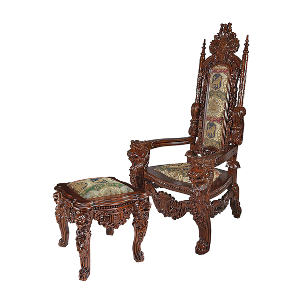 The Lord Raffles Lion Throne Chair