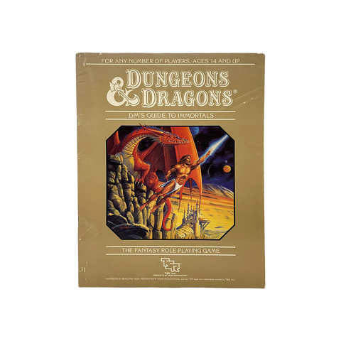 Vintage 1986 "DM's Guide to Immortals" D&D guide book
