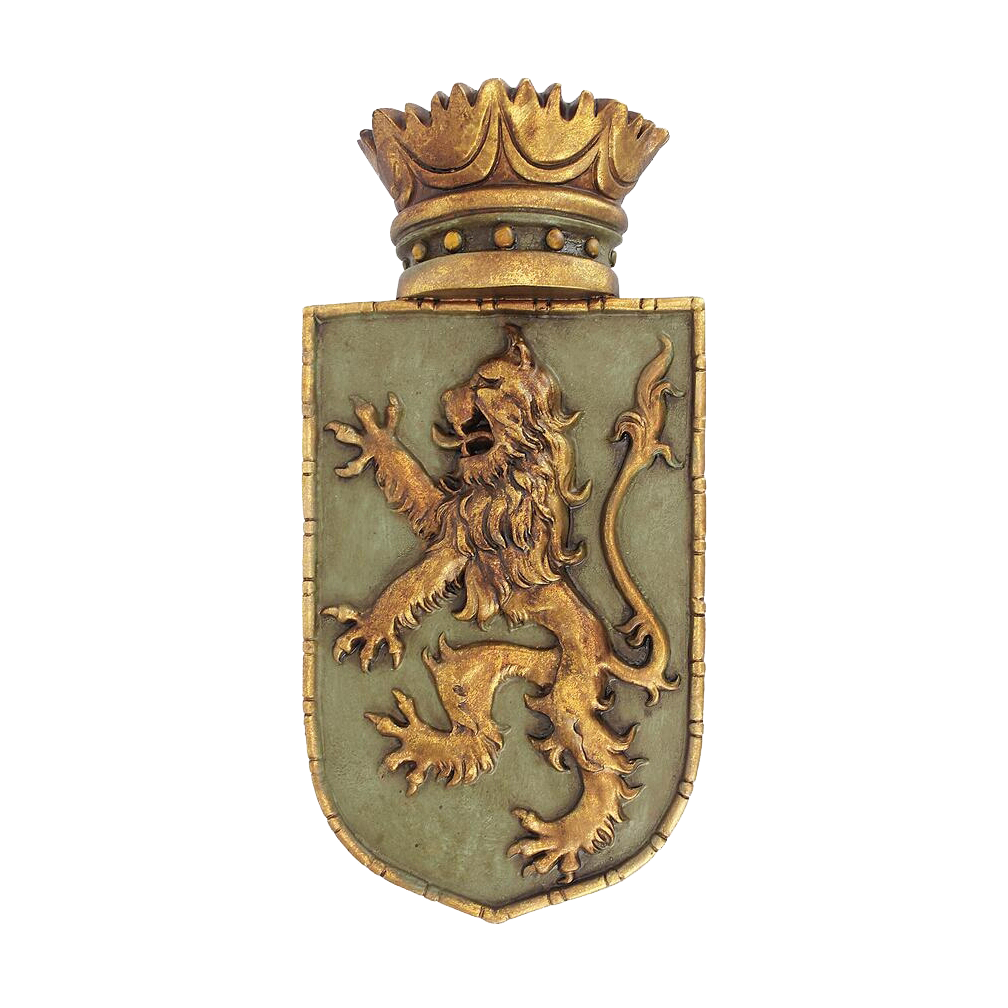 Lion Rampant Shield Plaque