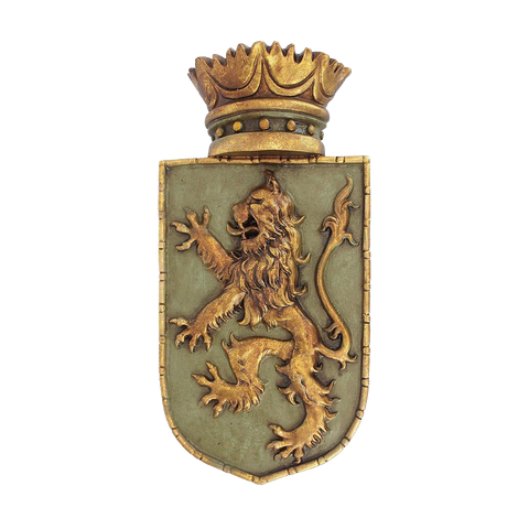 Lion Rampant Shield Plaque