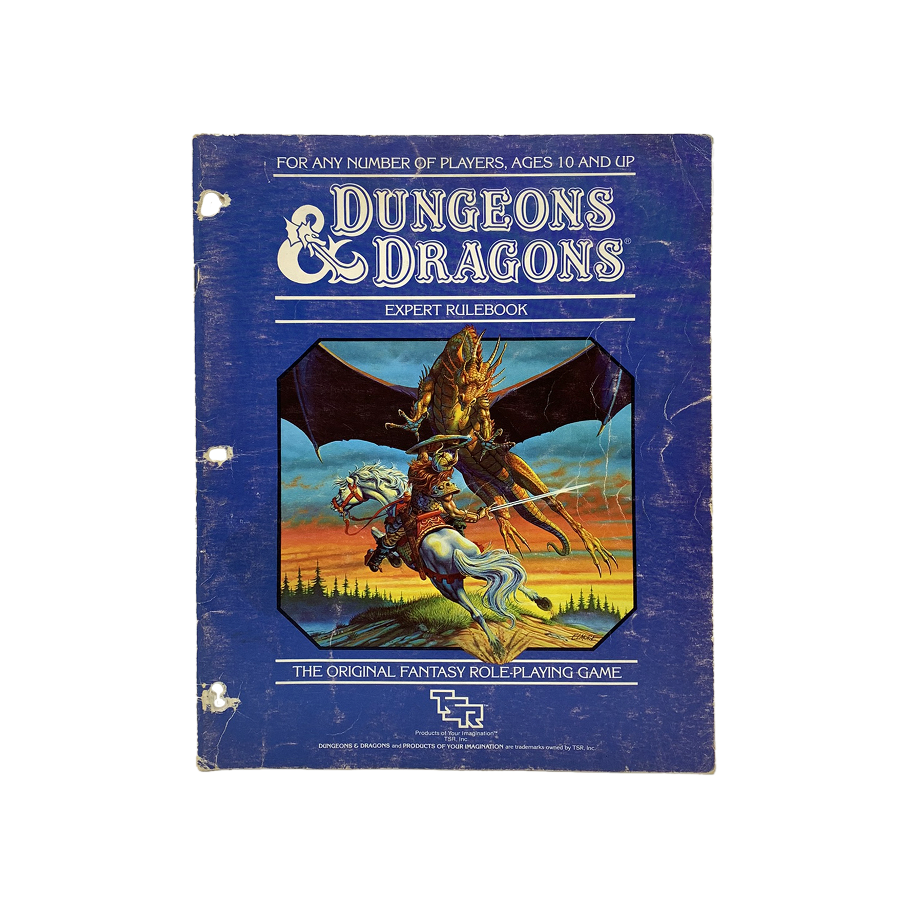 Vintage 1983 "Expert Rulebook" D&D guide book