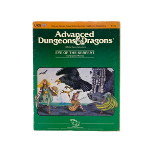 Vintage 1984 "Eye of the Serpent" Advanced D&D adventure book