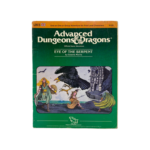 Vintage 1984 "Eye of the Serpent" Advanced D&D adventure book
