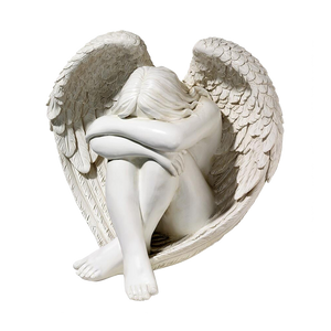 Crestfallen, Angel Sculpture by Hartley