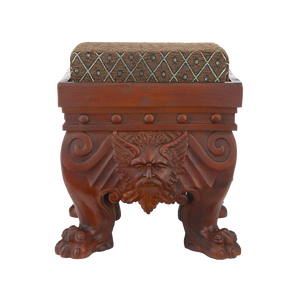 Green Man Footstool