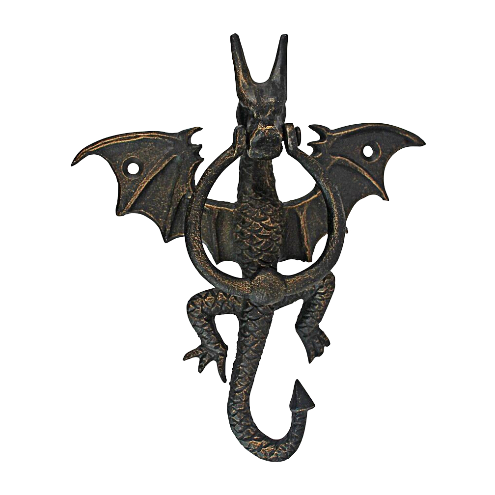 Heraldic Wyvern Door Knocker