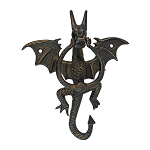 Heraldic Wyvern Door Knocker