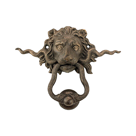 Serpent and Lion Door Knocker