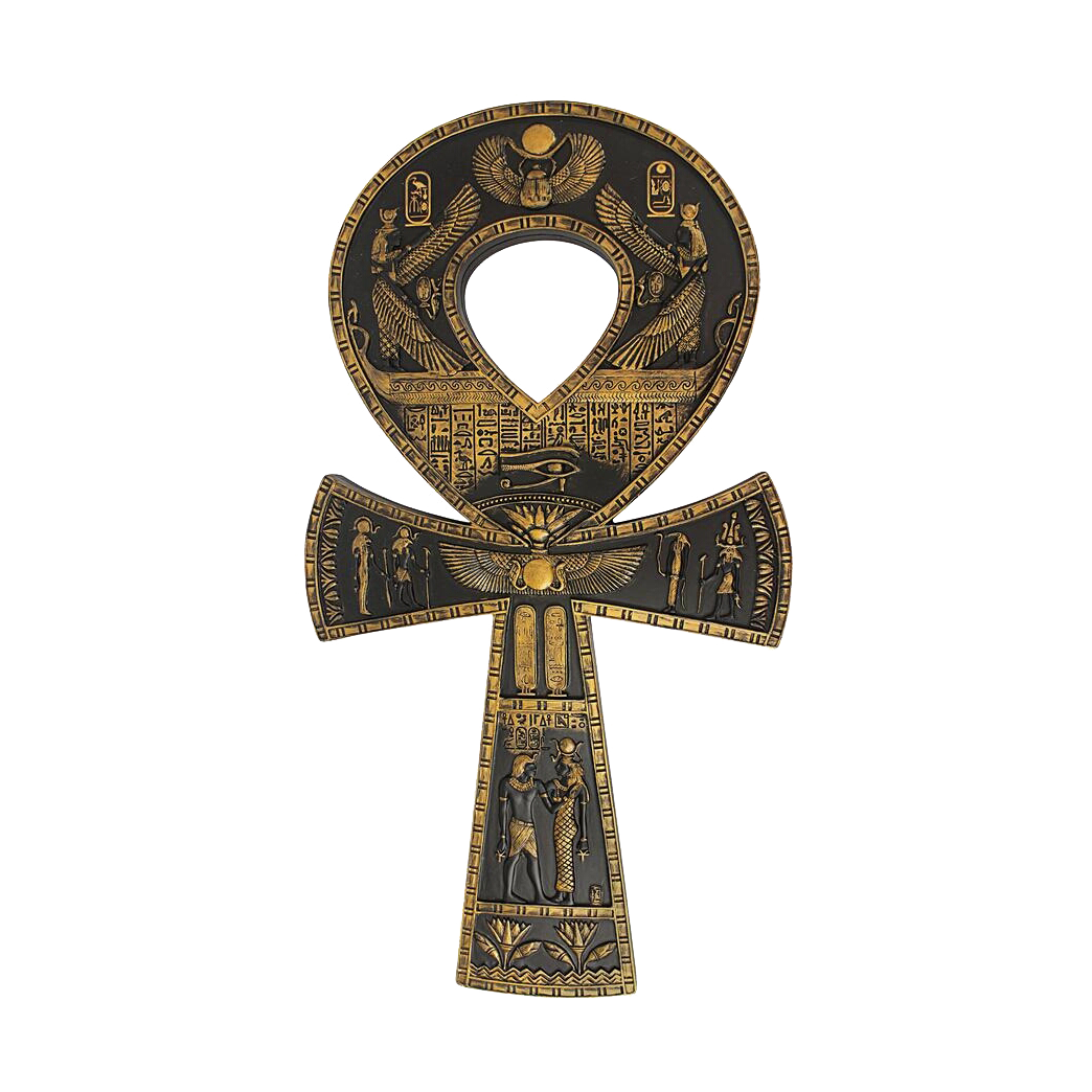 Black Ankh Wall Plaque