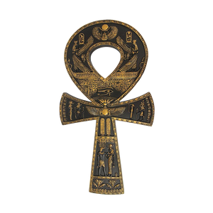 Black Ankh Wall Plaque