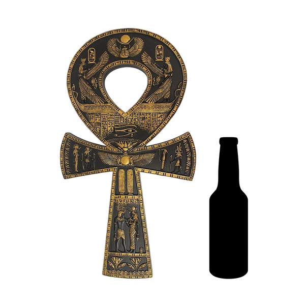 Black Ankh Wall Plaque