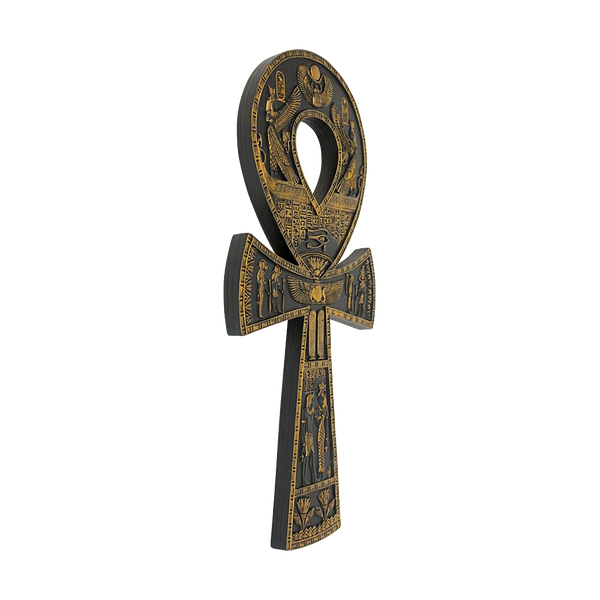 Black Ankh Wall Plaque
