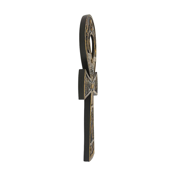 Black Ankh Wall Plaque
