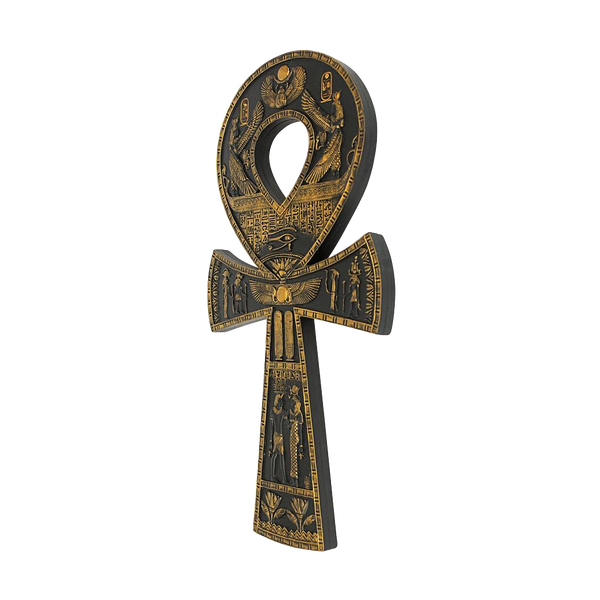 Black Ankh Wall Plaque