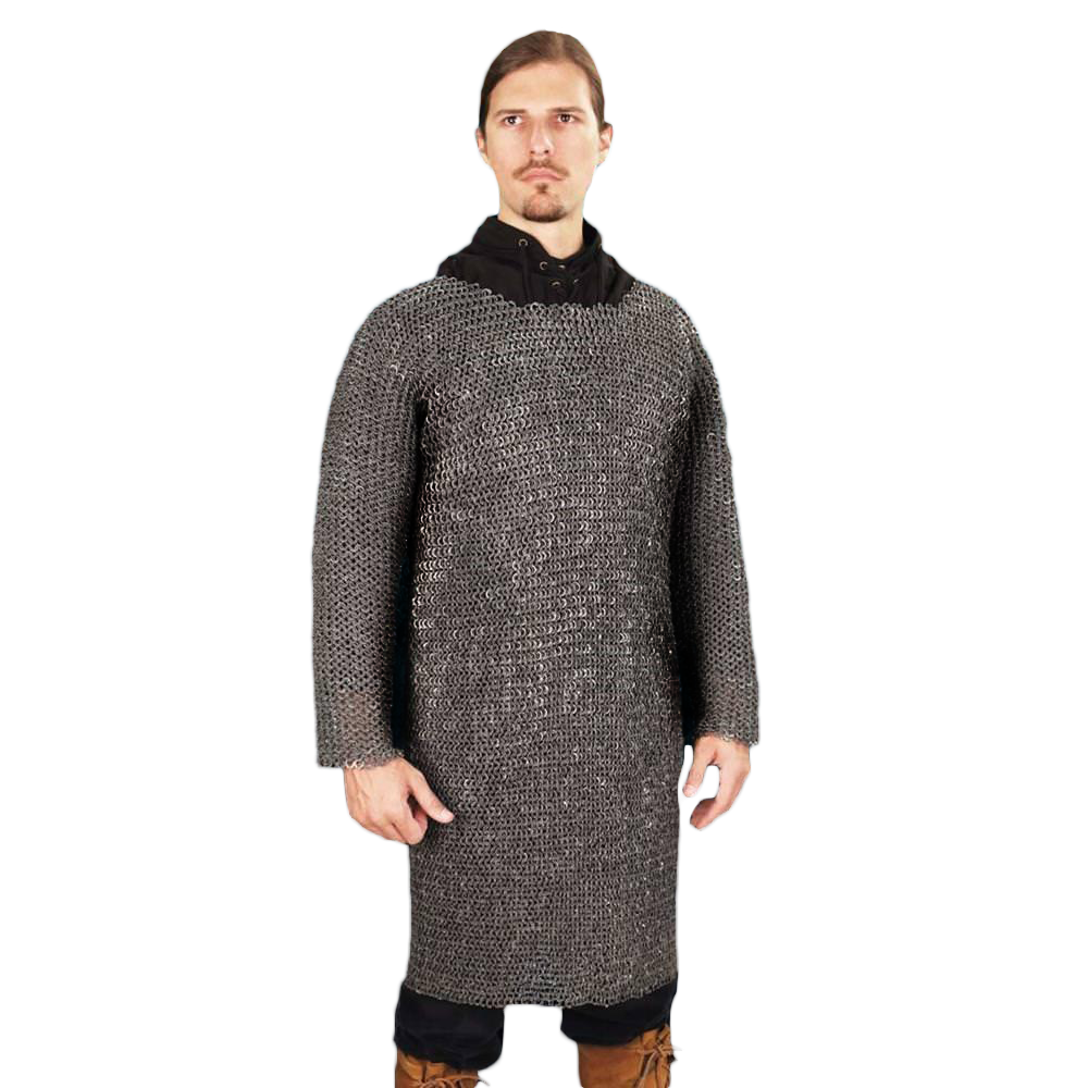 Riveted Dark Aluminum Mail Armor Shirt