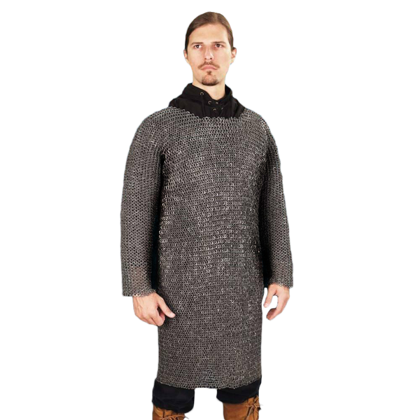 Riveted Dark Aluminum Mail Armor Shirt