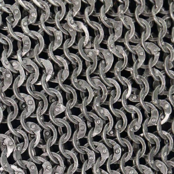 Riveted Dark Aluminum Mail Armor Shirt