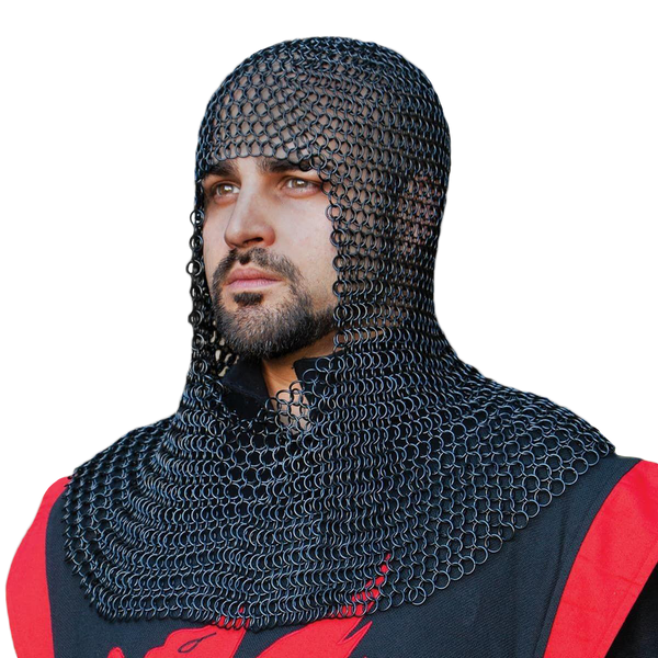 Blackened Mail Armor Coif