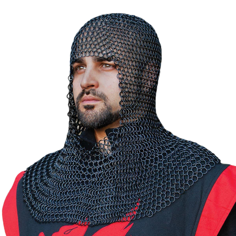 Blackened Mail Armor Coif