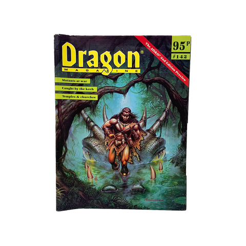 Vintage 1989 Dragon magazine #142