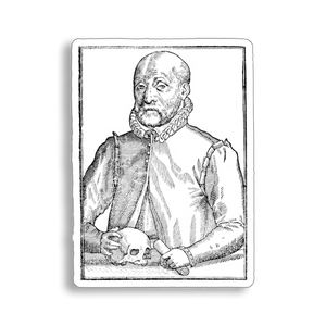 Ioannes Wierus a.k.a. Johann Weyer 16th century demonologist sticker